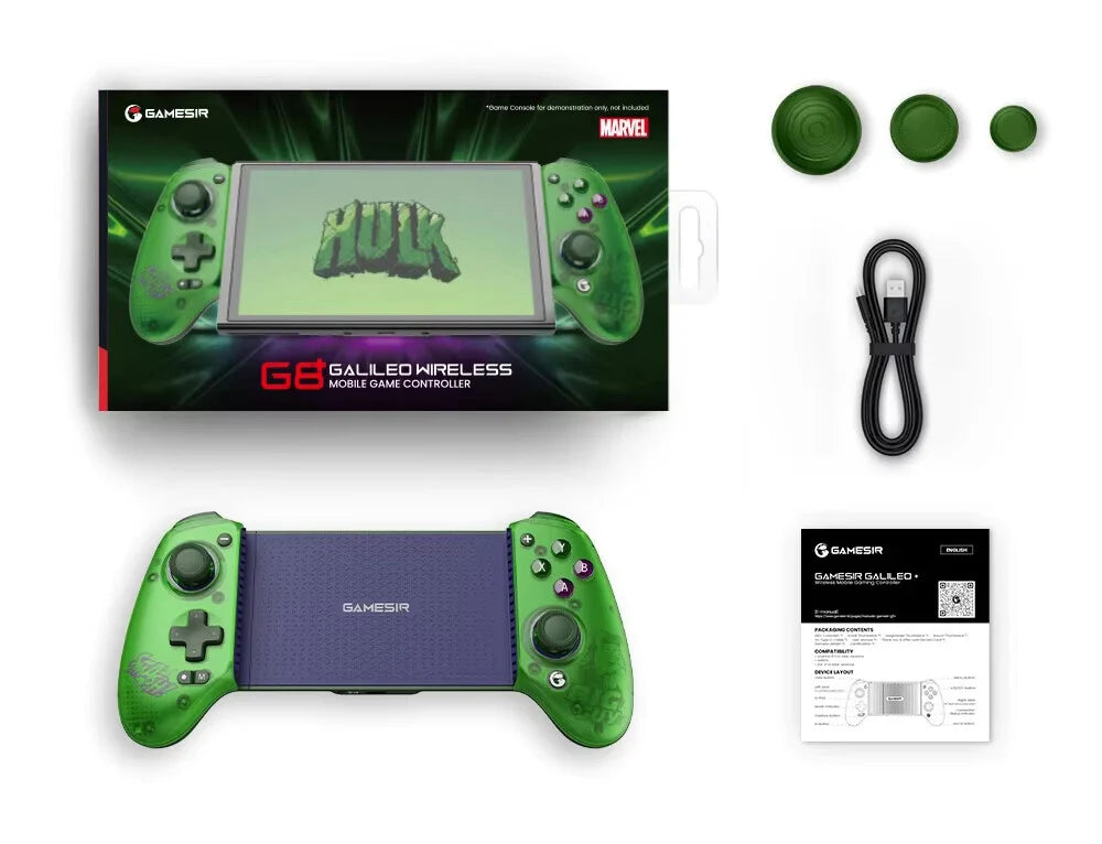 GameSir G8 Plus Gamepad for Nintendo Switch 2/1 Steam PC Phone Controller iOS Android Hall Effect Joysticks and Analog Triggers