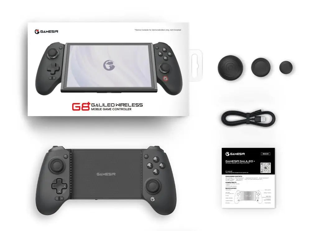GameSir G8 Plus Gamepad for Nintendo Switch 2/1 Steam PC Phone Controller iOS Android Hall Effect Joysticks and Analog Triggers
