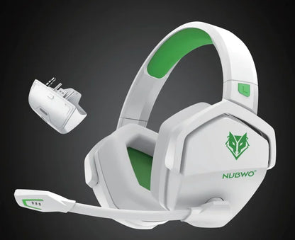 NUBWO G06 Gaming Headset 2.4GHz Bluetooth 5.3 Wireless Headphones Stereo Dual Mode Mic for PS5 PS4 PC Switch Mobile Phone Laptop