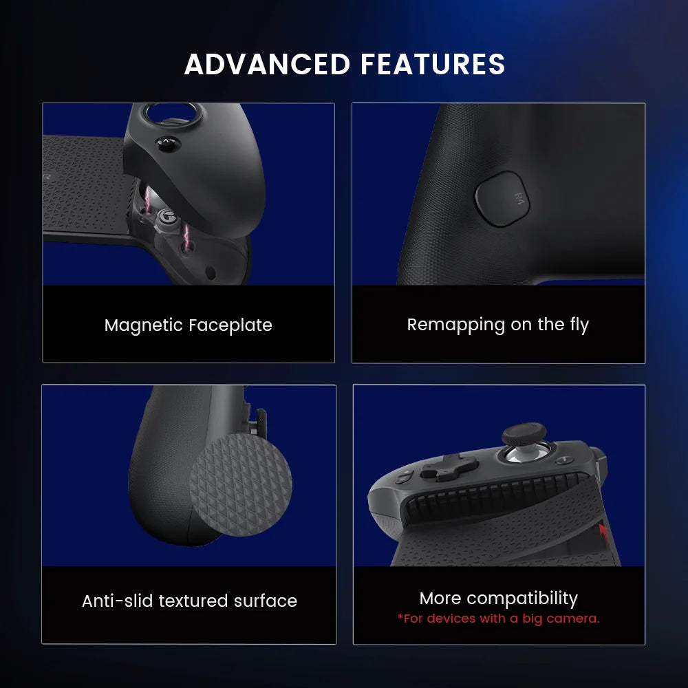 GameSir G8 Plus Gamepad for Nintendo Switch 2/1 Steam PC Phone Controller iOS Android Hall Effect Joysticks and Analog Triggers